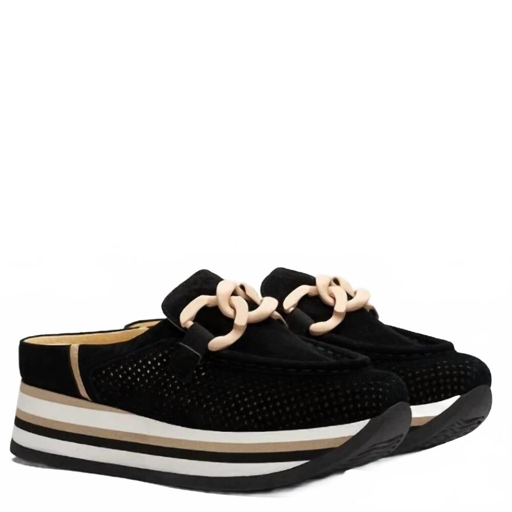 NEW SOFTWAVES women's carlisa slip on mules in black